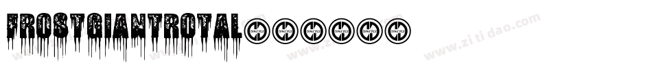 frostgiantrotal字体转换