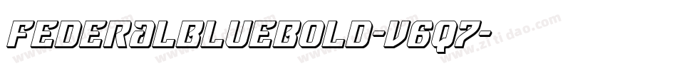 FederalBlueBold-v6q7字体转换