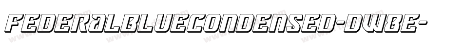 FederalBlueCondensed-dW8E字体转换