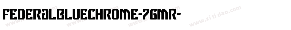 FederalBlueChrome-7gmR字体转换