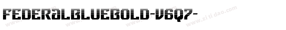 FederalBlueBold-v6q7字体转换