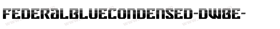 FederalBlueCondensed-dW8E字体转换