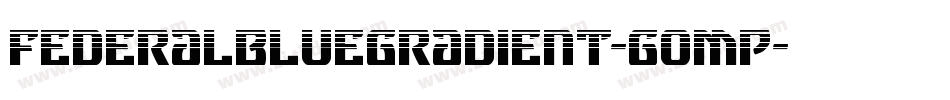 FederalBlueGradient-gOMP字体转换