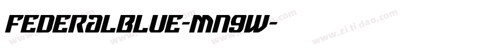 FederalBlue-Mn9w字体转换