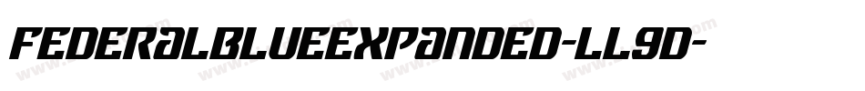 FederalBlueExpanded-Ll9D字体转换