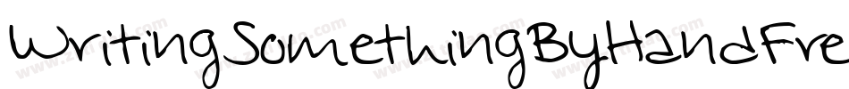 WritingSomethingByHandFreeVersion-o3Ra字体转换