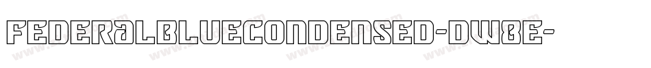 FederalBlueCondensed-dW8E字体转换
