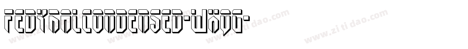 FedyralCondensed-WxqG字体转换
