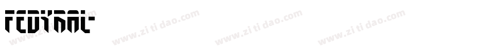 Fedyral字体转换