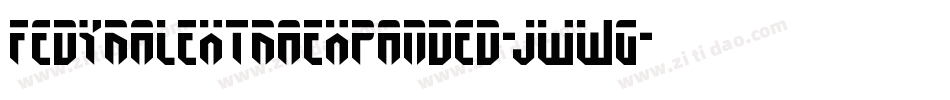 FedyralExtraExpanded-jwWG字体转换