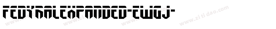 FedyralExpanded-EwGj字体转换