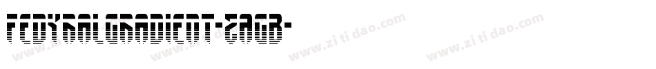 FedyralGradient-ZAGB字体转换