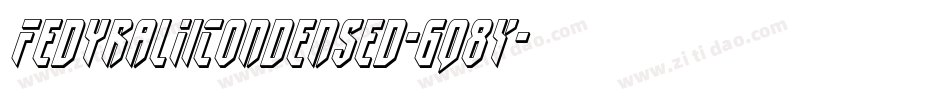 FedyralIiCondensed-6q8Y字体转换