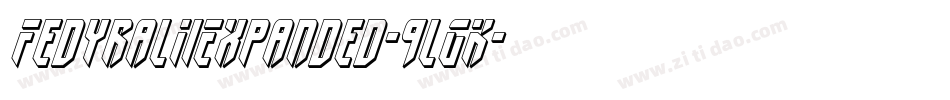 FedyralIiExpanded-9lGK字体转换