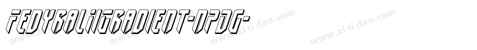 FedyralIiGradient-nPDg字体转换