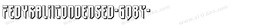 FedyralIiCondensed-6q8Y字体转换