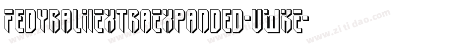 FedyralIiExtraExpanded-vWKE字体转换