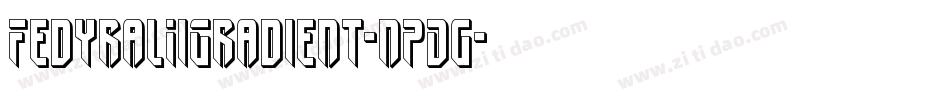 FedyralIiGradient-nPDg字体转换