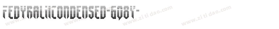 FedyralIiCondensed-6q8Y字体转换