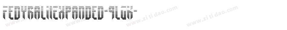 FedyralIiExpanded-9lGK字体转换