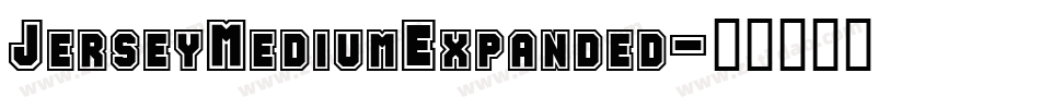 JerseyMediumExpanded字体转换