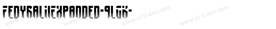 FedyralIiExpanded-9lGK字体转换