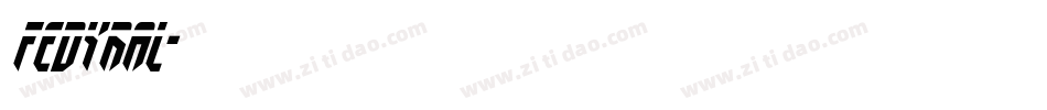 Fedyral字体转换