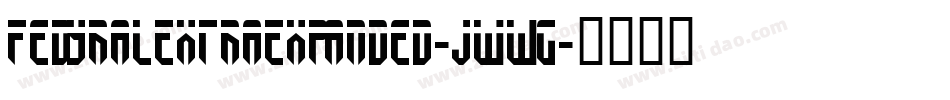 FedyralExtraExpanded-jwWG字体转换