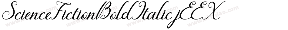 ScienceFictionBoldItalic-jEEX7字体转换
