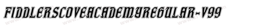 FiddlersCoveAcademyRegular-v99M字体转换