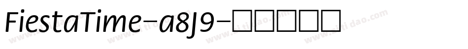 FiestaTime-a8J9字体转换