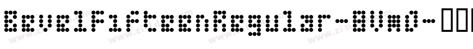 BevelFifteenRegular-8Vm0字体转换