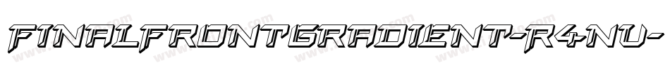 FinalFrontGradient-R4nV字体转换