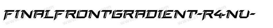 FinalFrontGradient-R4nV字体转换