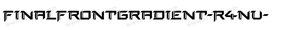 FinalFrontGradient-R4nV字体转换