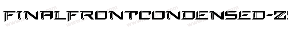 FinalFrontCondensed-zz7w字体转换