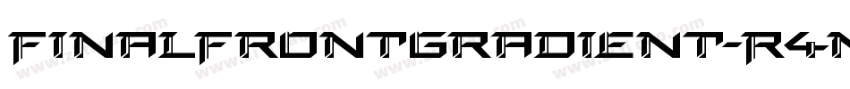 FinalFrontGradient-R4nV字体转换