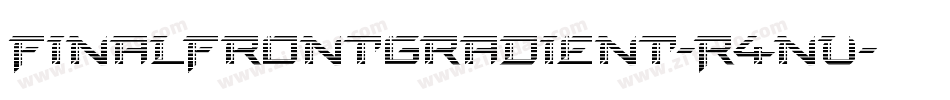 FinalFrontGradient-R4nV字体转换