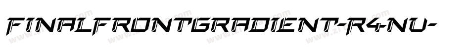 FinalFrontGradient-R4nV字体转换