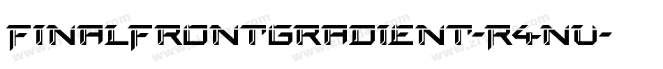 FinalFrontGradient-R4nV字体转换