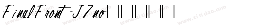 FinalFront-J7no字体转换