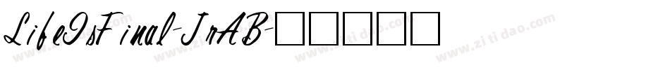 LifeIsFinal-JrAB字体转换