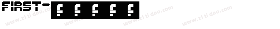FIRST字体转换