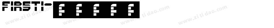 FIRSTI字体转换