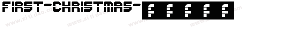 First-Christmas字体转换