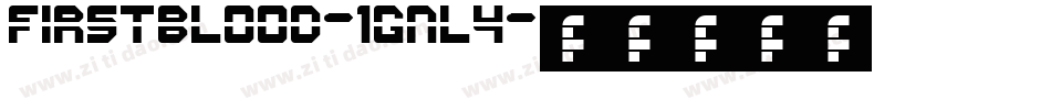 FirstBlood-1Gnl4字体转换