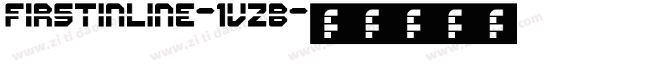 FirstInLine-1VzB字体转换