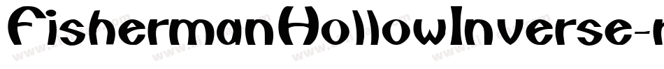 FishermanHollowInverse-r9Y8字体转换
