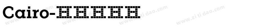 Cairo字体转换