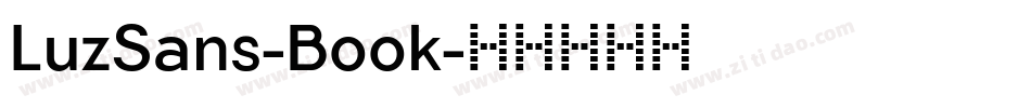 LuzSans-Book字体转换